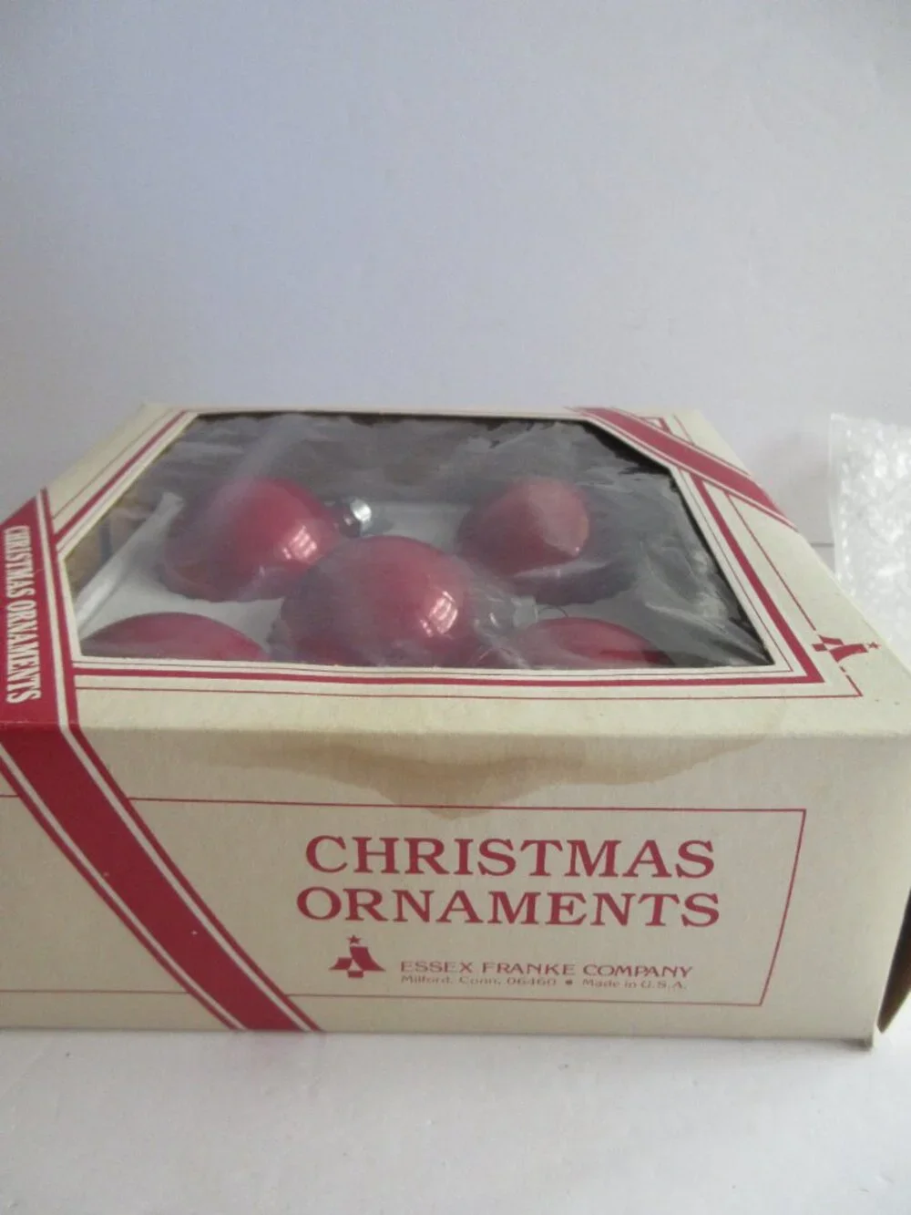 Essex Franke Company Glass Tree Ornaments 2